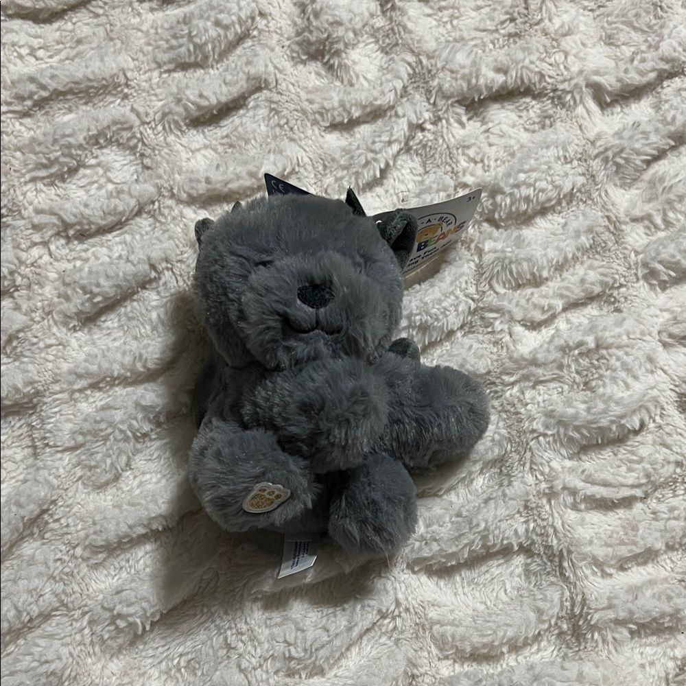 Build A Bear Mini Beans Gargoyle Teddy Bear Limited Edition Sold Out Authentic